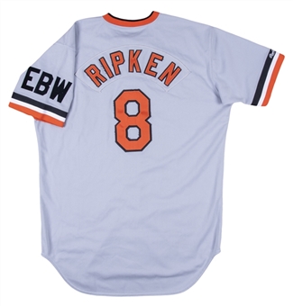 1988 Cal Ripken Game Used Baltimore Orioles Road Jersey (MEARS A10)